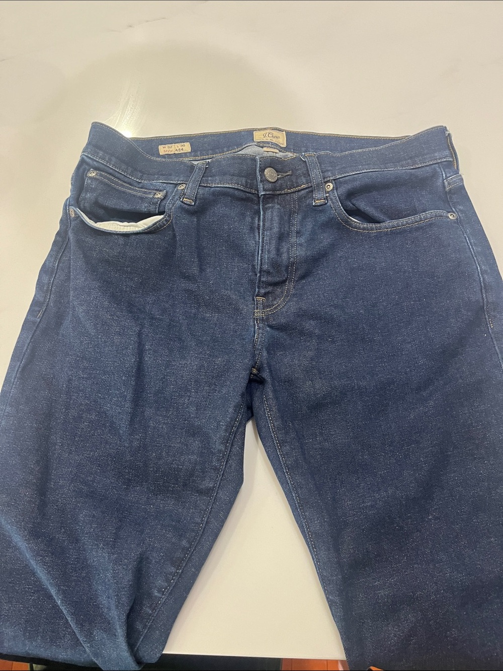 J. Crew Slim Straight Dark Blue Jeans W32 L30
